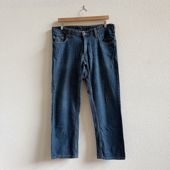 CARHARTT WORKWEAR MEN'S RELAXED FIT HOLTER JEANSSize 36x32 - Picture 2 of 8